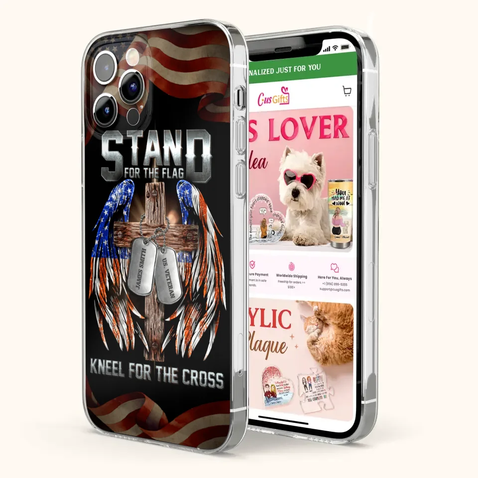 Custom Personalized Veteran Phone Case - Gift Idea For Veteran/ Daught - Store