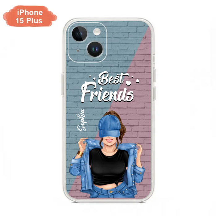 Custom Personalized Besties Phone Case - Gift For Friends/ Besties - Best Friends Forever And Ever - Case For iPhone And Samsung