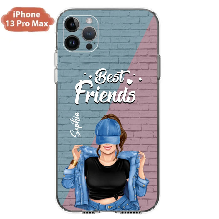 Custom Personalized Besties Phone Case - Gift For Friends/ Besties - Best Friends Forever And Ever - Case For iPhone And Samsung