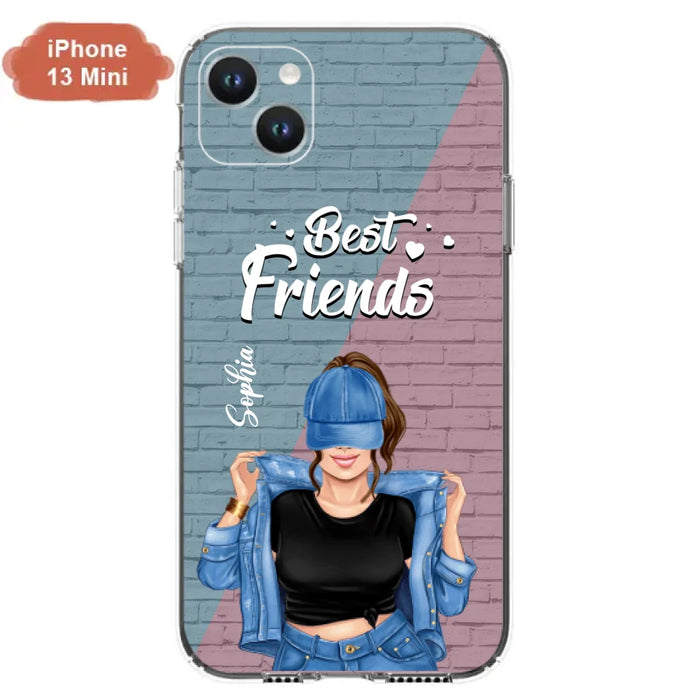 Custom Personalized Besties Phone Case - Gift For Friends/ Besties - Best Friends Forever And Ever - Case For iPhone And Samsung