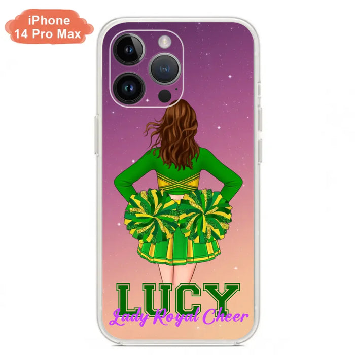 Custom Personalized Cheerleading Phone Case - Birthday Gift For Cheerleading Coach, Cheerleader - Case For iPhone And Samsung