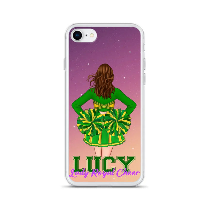 Custom Personalized Cheerleading Phone Case - Birthday Gift For Cheerleading Coach, Cheerleader - Case For iPhone And Samsung