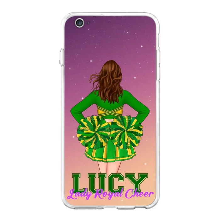 Custom Personalized Cheerleading Phone Case - Birthday Gift For Cheerleading Coach, Cheerleader - Case For iPhone And Samsung