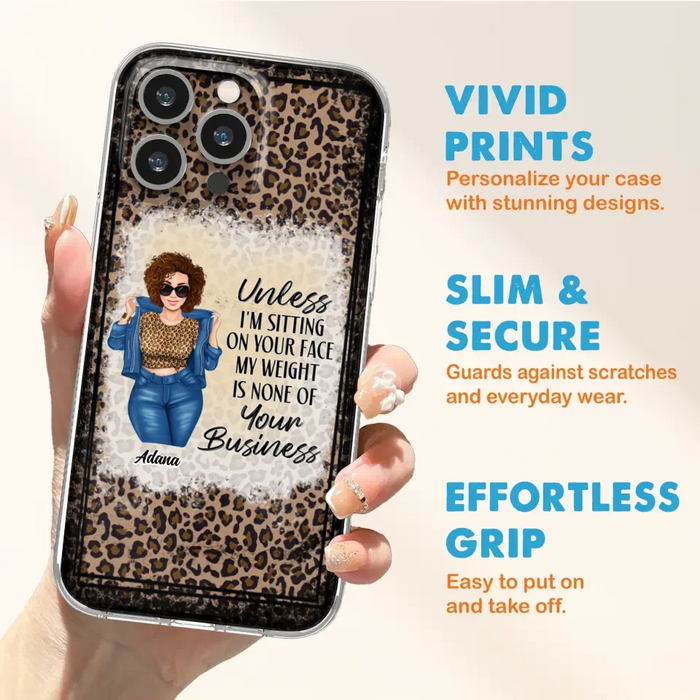 Custom Personalized Sassy Thick Girl Phone Case - Gift For Friend/ Sister/ Birthday Gift - Case For iPhone And Samsung