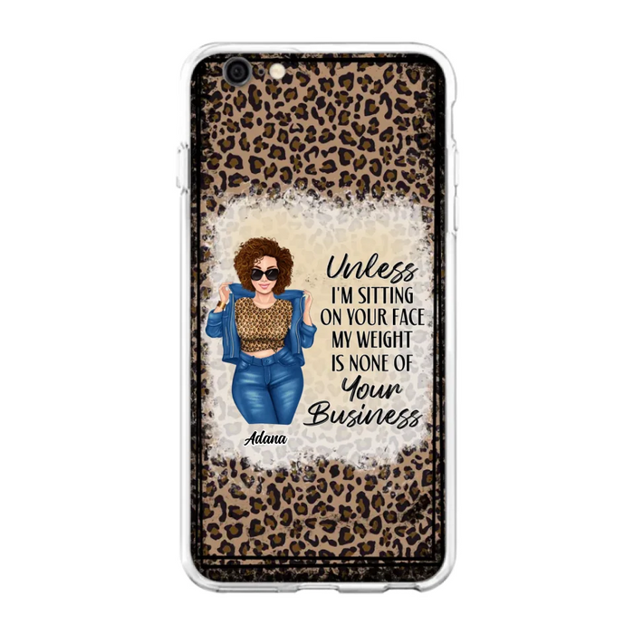 Custom Personalized Sassy Thick Girl Phone Case - Gift For Friend/ Sister/ Birthday Gift - Case For iPhone And Samsung