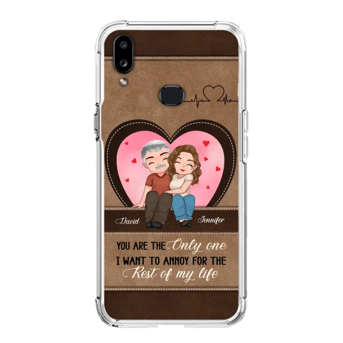 Custom Personalized Couple Phone Case - Gift Idea For Couple - You Are The Only  One I Want To Annoy For The Rest Of My Life