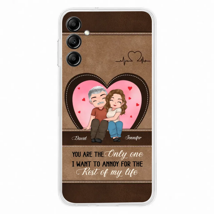 Custom Personalized Couple Phone Case - Gift Idea For Couple - You Are The Only  One I Want To Annoy For The Rest Of My Life