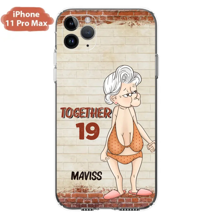 Custom Personalized Old Couple Phone Case - Gift Idea For Old Couple - Gift For Him/Her - Case For iPhone And Samsung