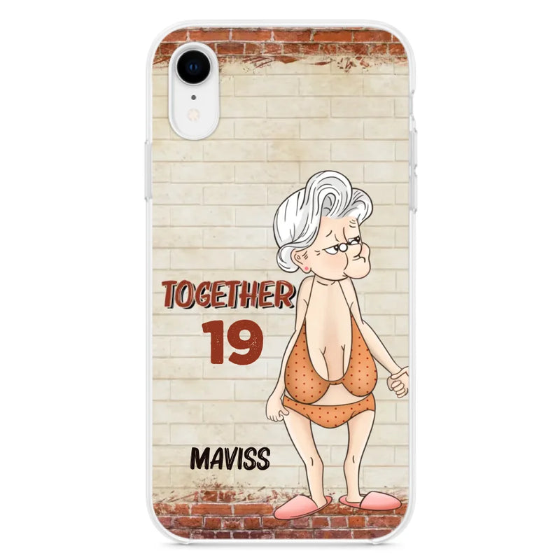 Custom Personalized Old Couple Phone Case - Gift Idea For Old Couple - Gift For Him/Her - Case For iPhone And Samsung