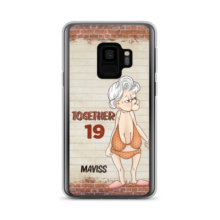 Custom Personalized Old Couple Phone Case - Gift Idea For Old Couple - Gift For Him/Her - Case For iPhone And Samsung