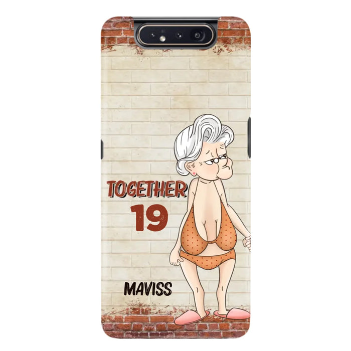 Custom Personalized Old Couple Phone Case - Gift Idea For Old Couple - Gift For Him/Her - Case For iPhone And Samsung