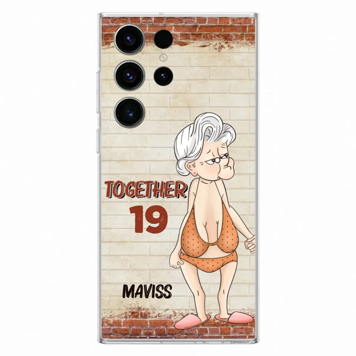 Custom Personalized Old Couple Phone Case - Gift Idea For Old Couple - Gift For Him/Her - Case For iPhone And Samsung