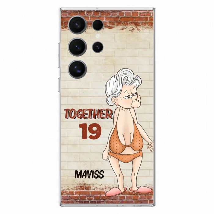 Custom Personalized Old Couple Phone Case - Gift Idea For Old Couple - Gift For Him/Her - Case For iPhone And Samsung