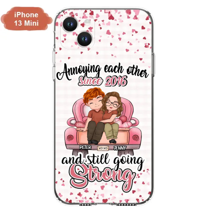 Custom Personalized Couple Phone Case - Valentine's Day/ Birthday/ Anniversary/ Mother's Day Gift For Wife From Husband - Case For iPhone And Samsung