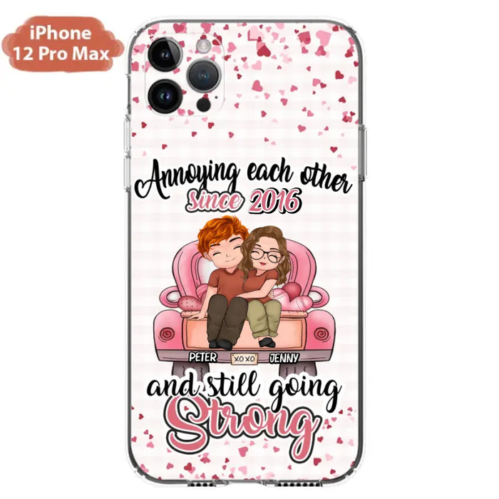 Custom Personalized Couple Phone Case - Valentine's Day/ Birthday/ Anniversary/ Mother's Day Gift For Wife From Husband - Case For iPhone And Samsung