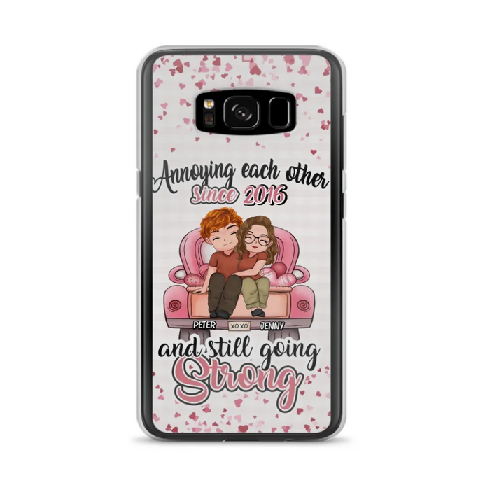 Custom Personalized Couple Phone Case - Valentine's Day/ Birthday/ Anniversary/ Mother's Day Gift For Wife From Husband - Case For iPhone And Samsung