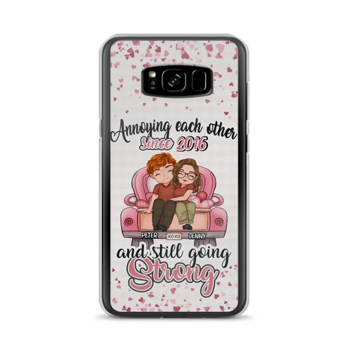 Custom Personalized Couple Phone Case - Valentine's Day/ Birthday/ Anniversary/ Mother's Day Gift For Wife From Husband - Case For iPhone And Samsung