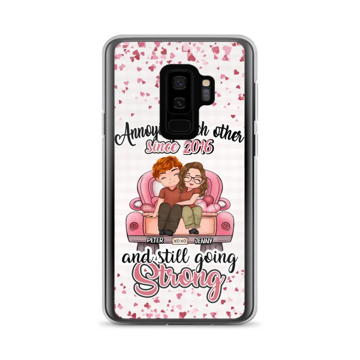 Custom Personalized Couple Phone Case - Valentine's Day/ Birthday/ Anniversary/ Mother's Day Gift For Wife From Husband - Case For iPhone And Samsung