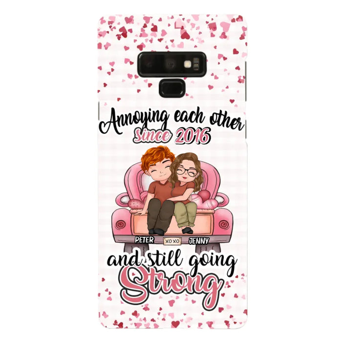 Custom Personalized Couple Phone Case - Valentine's Day/ Birthday/ Anniversary/ Mother's Day Gift For Wife From Husband - Case For iPhone And Samsung