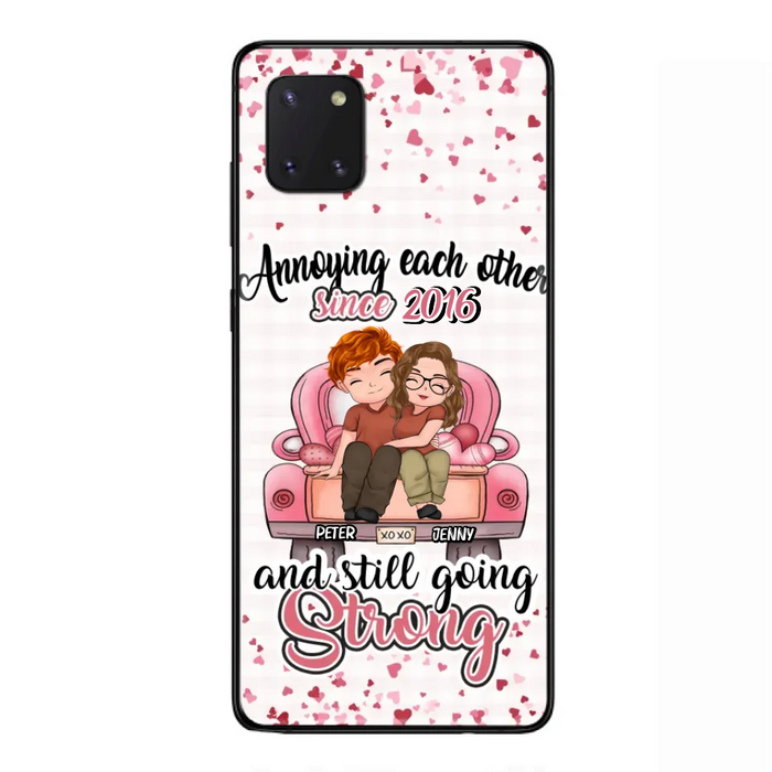 Custom Personalized Couple Phone Case - Valentine's Day/ Birthday/ Anniversary/ Mother's Day Gift For Wife From Husband - Case For iPhone And Samsung