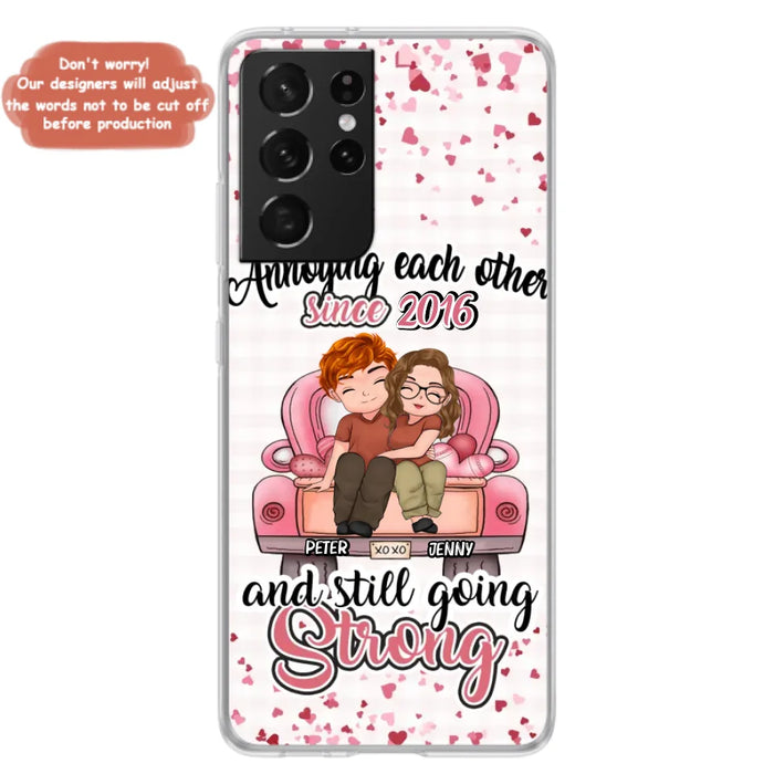 Custom Personalized Couple Phone Case - Valentine's Day/ Birthday/ Anniversary/ Mother's Day Gift For Wife From Husband - Case For iPhone And Samsung