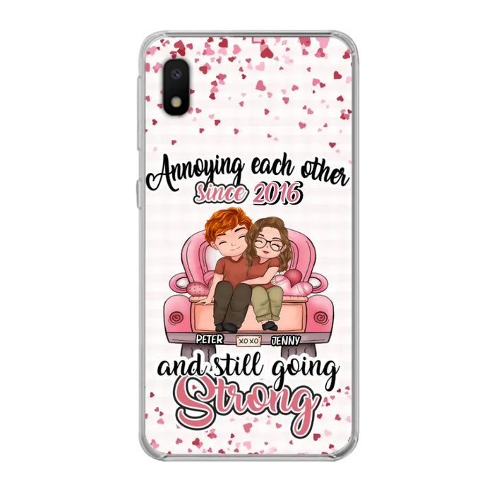 Custom Personalized Couple Phone Case - Valentine's Day/ Birthday/ Anniversary/ Mother's Day Gift For Wife From Husband - Case For iPhone And Samsung