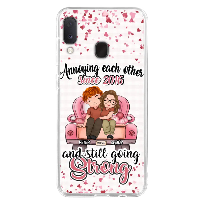 Custom Personalized Couple Phone Case - Valentine's Day/ Birthday/ Anniversary/ Mother's Day Gift For Wife From Husband - Case For iPhone And Samsung