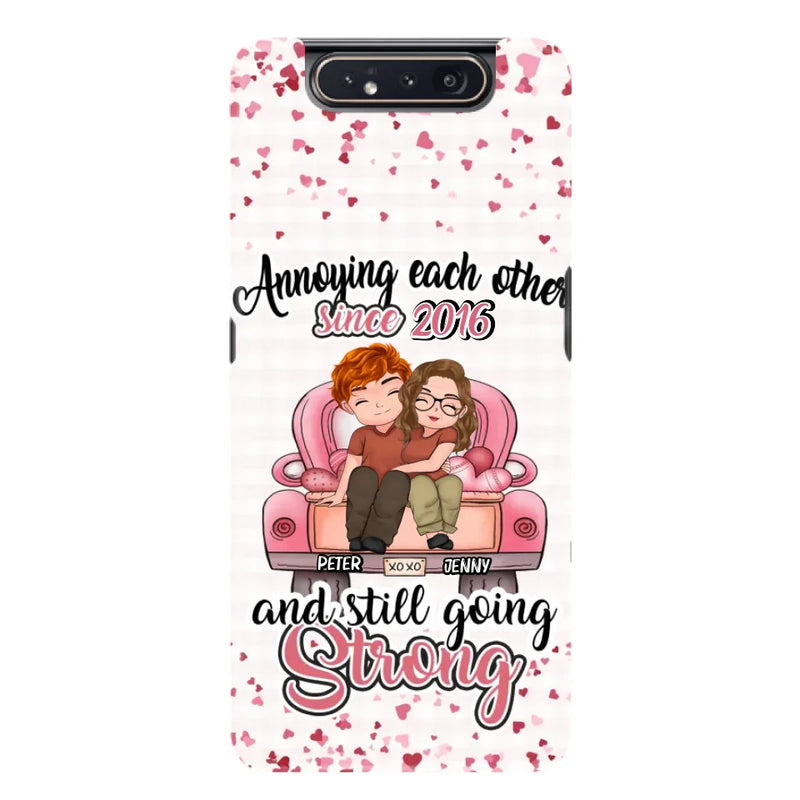 Custom Personalized Couple Phone Case - Valentine's Day/ Birthday/ Anniversary/ Mother's Day Gift For Wife From Husband - Case For iPhone And Samsung