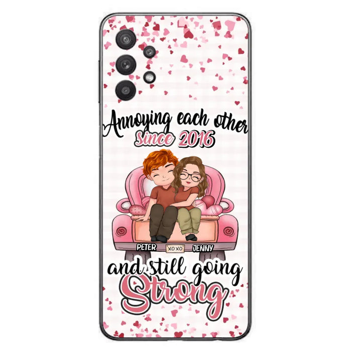 Custom Personalized Couple Phone Case - Valentine's Day/ Birthday/ Anniversary/ Mother's Day Gift For Wife From Husband - Case For iPhone And Samsung