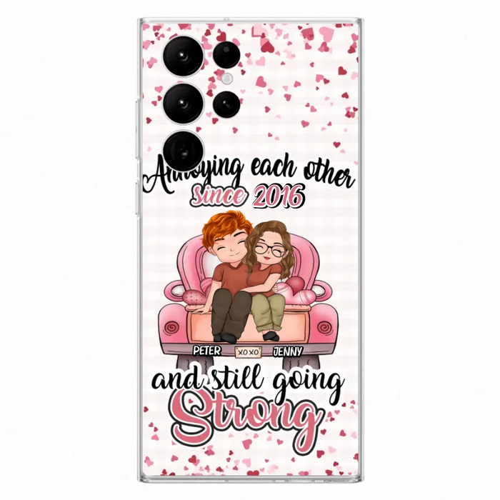 Custom Personalized Couple Phone Case - Valentine's Day/ Birthday/ Anniversary/ Mother's Day Gift For Wife From Husband - Case For iPhone And Samsung