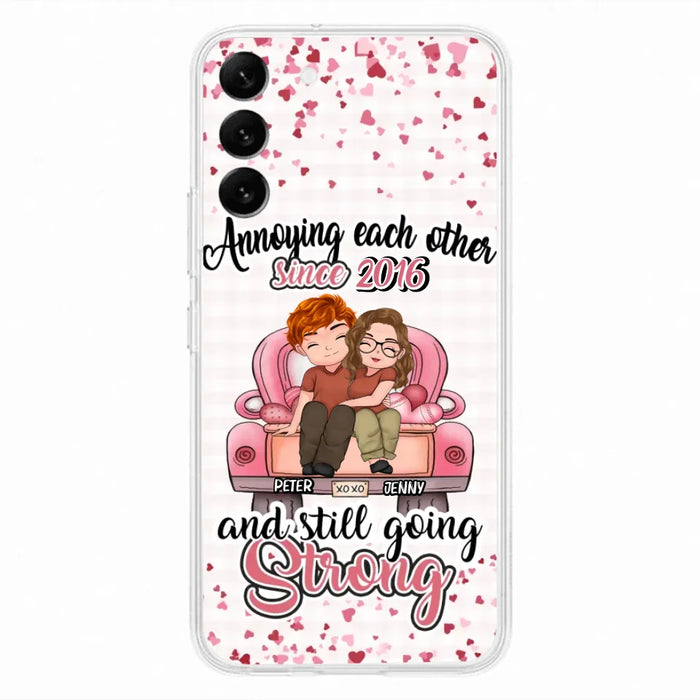 Custom Personalized Couple Phone Case - Valentine's Day/ Birthday/ Anniversary/ Mother's Day Gift For Wife From Husband - Case For iPhone And Samsung