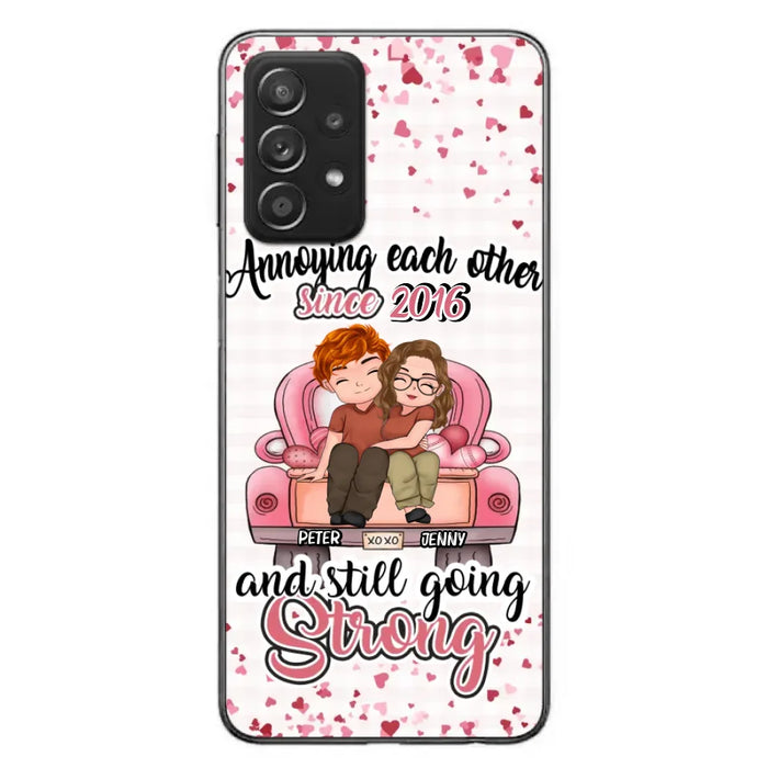 Custom Personalized Couple Phone Case - Valentine's Day/ Birthday/ Anniversary/ Mother's Day Gift For Wife From Husband - Case For iPhone And Samsung