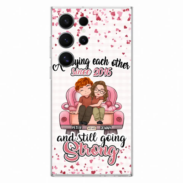 Custom Personalized Couple Phone Case - Valentine's Day/ Birthday/ Anniversary/ Mother's Day Gift For Wife From Husband - Case For iPhone And Samsung