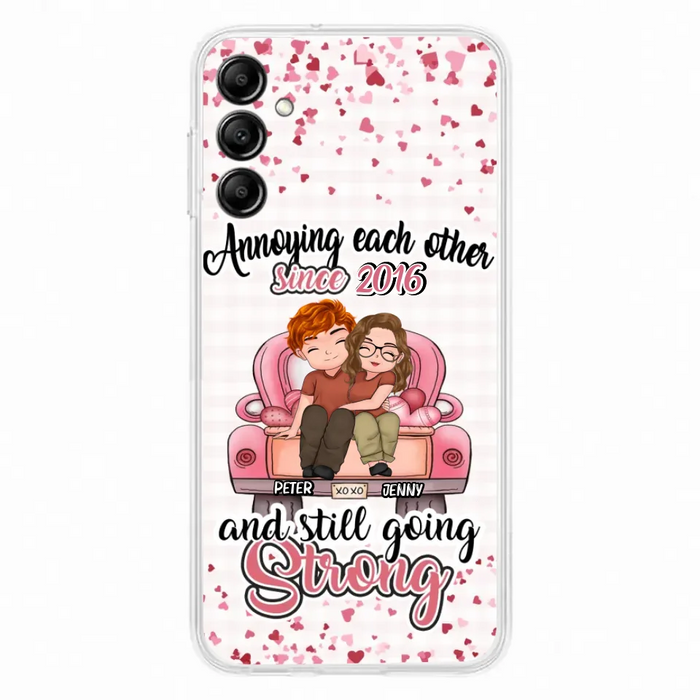 Custom Personalized Couple Phone Case - Valentine's Day/ Birthday/ Anniversary/ Mother's Day Gift For Wife From Husband - Case For iPhone And Samsung