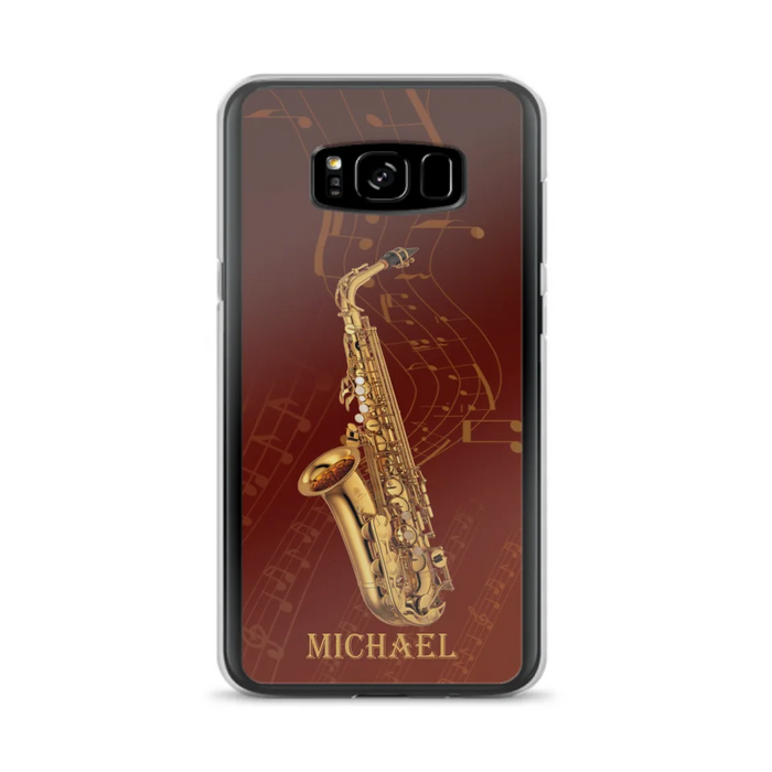 Custom Personalized Saxophone Phone Case For iPhone, Samsung and Xiaomi