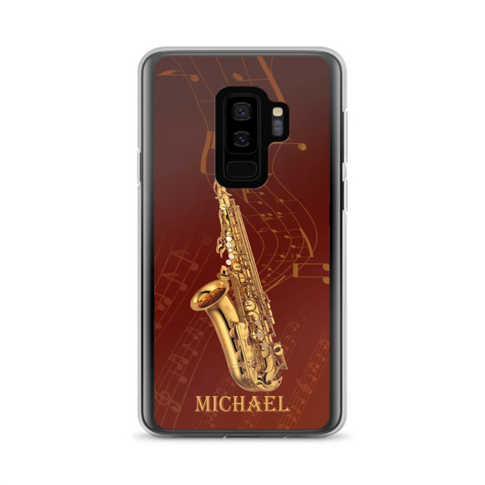 Custom Personalized Saxophone Phone Case For iPhone, Samsung and Xiaomi