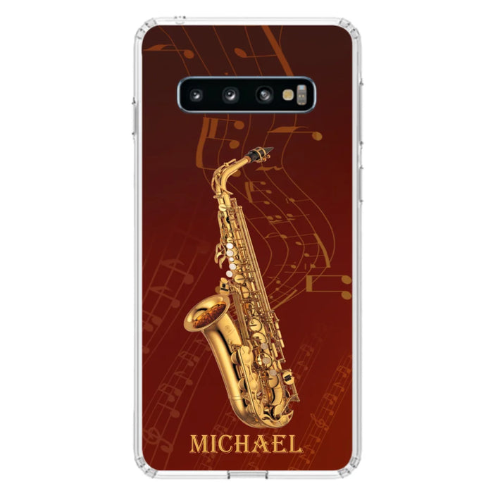 Custom Personalized Saxophone Phone Case For iPhone, Samsung and Xiaomi