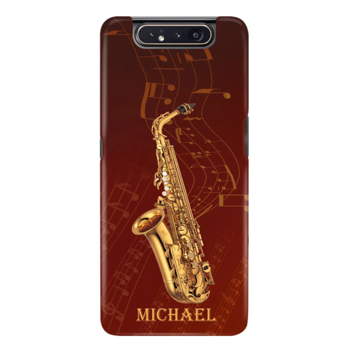 Custom Personalized Saxophone Phone Case For iPhone, Samsung and Xiaomi