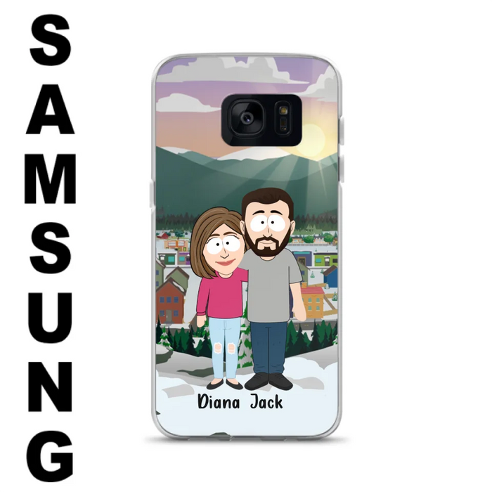 Custom Personalized Couple Phone Case - Gift For Couple