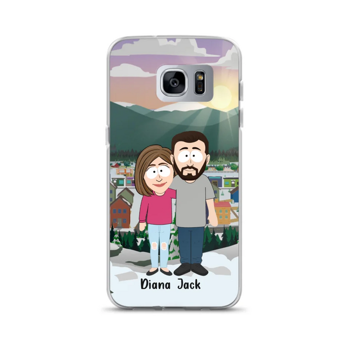 Custom Personalized Couple Phone Case - Gift For Couple