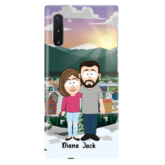 Custom Personalized Couple Phone Case - Gift For Couple