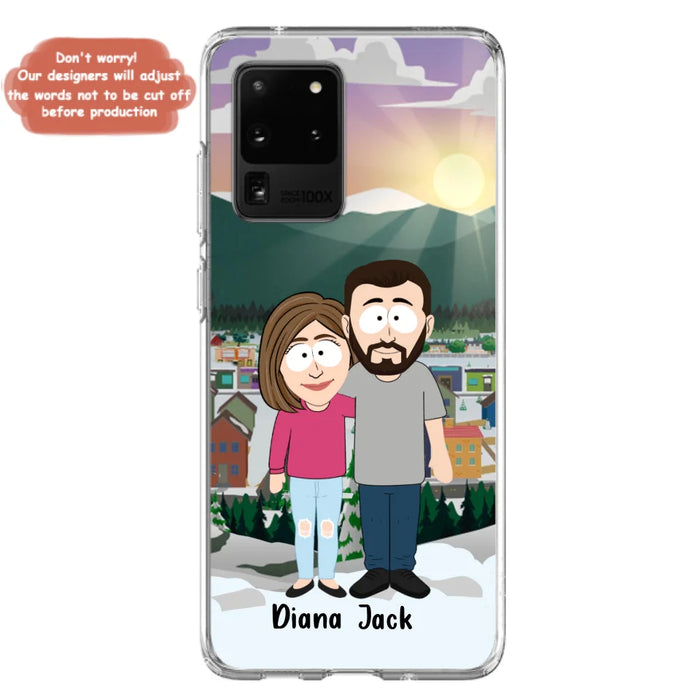 Custom Personalized Couple Phone Case - Gift For Couple