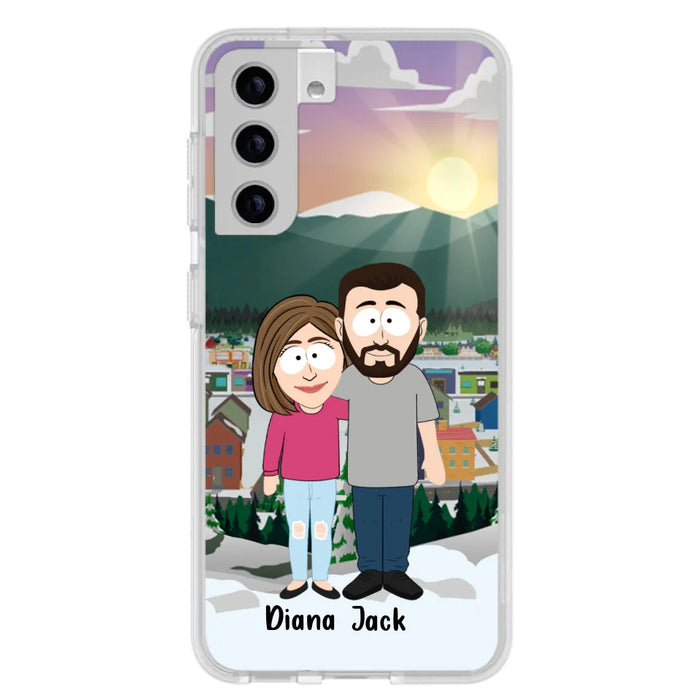 Custom Personalized Couple Phone Case - Gift For Couple