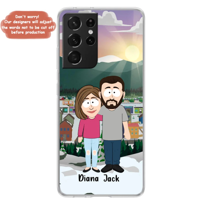 Custom Personalized Couple Phone Case - Gift For Couple