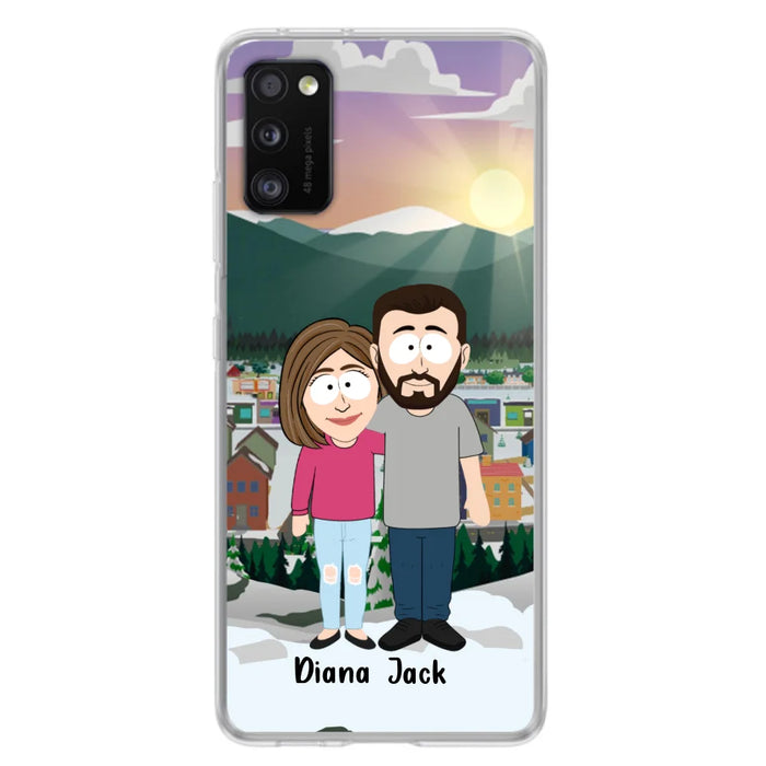 Custom Personalized Couple Phone Case - Gift For Couple