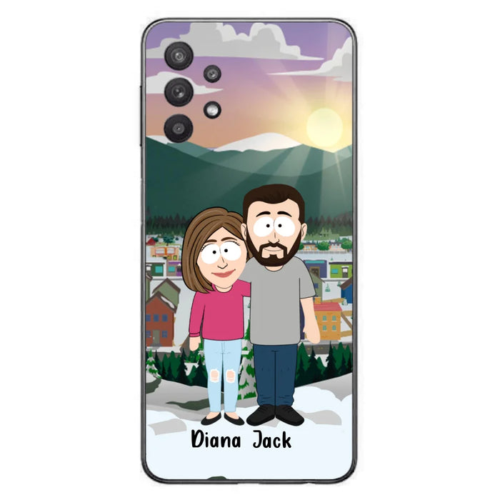 Custom Personalized Couple Phone Case - Gift For Couple