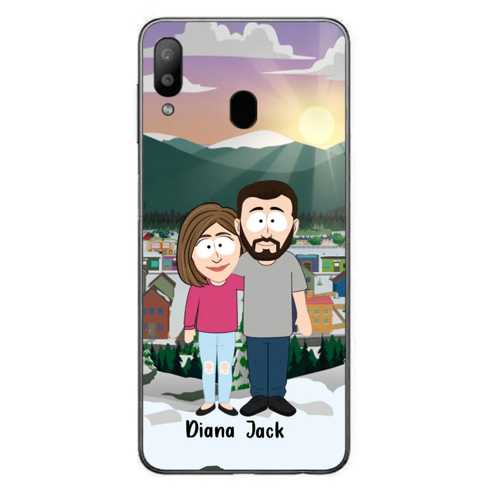 Custom Personalized Couple Phone Case - Gift For Couple