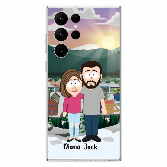 Custom Personalized Couple Phone Case - Gift For Couple