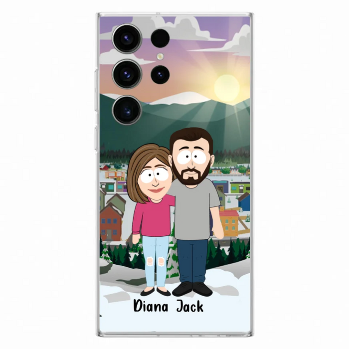 Custom Personalized Couple Phone Case - Gift For Couple