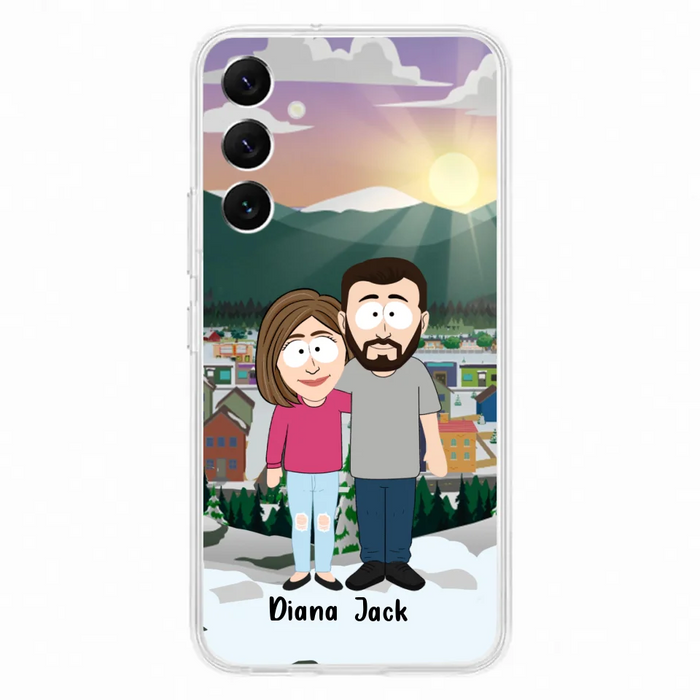 Custom Personalized Couple Phone Case - Gift For Couple